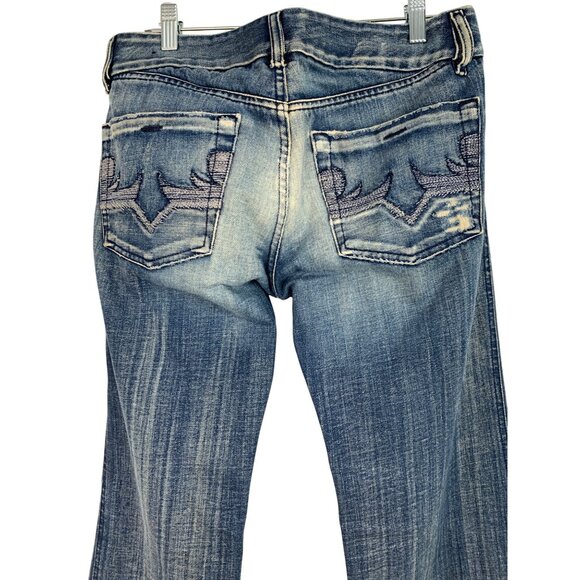 Mens VTG Diesel Italy X-Rotuck Flare Leg Jeans Size 30 x 30.5  Denim RN10210 - Picture 8 of 10